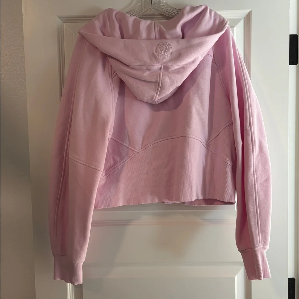 lululemon athletica Light Pink Half-Zip Hooded Pullover
